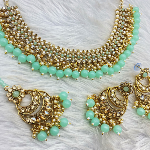 Tia Pista Necklace Set - Gold