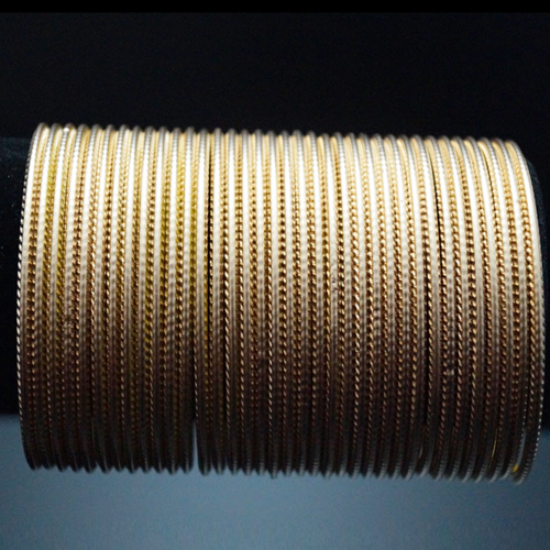 Golden Matt Bangles