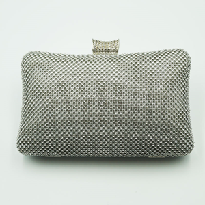 White diamante deals clutch bag