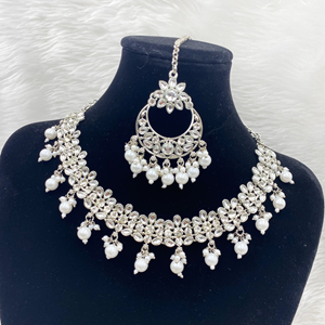 Aliyah Necklace Set - Silver