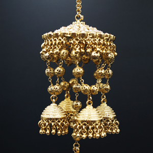 Faria Gold Polki Stone Kaleeray - Antique Gold